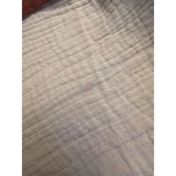 Anthropologie ENTRO Women's Colorblock V-Neck Collared Blouse Size S - Picture 7 of 10